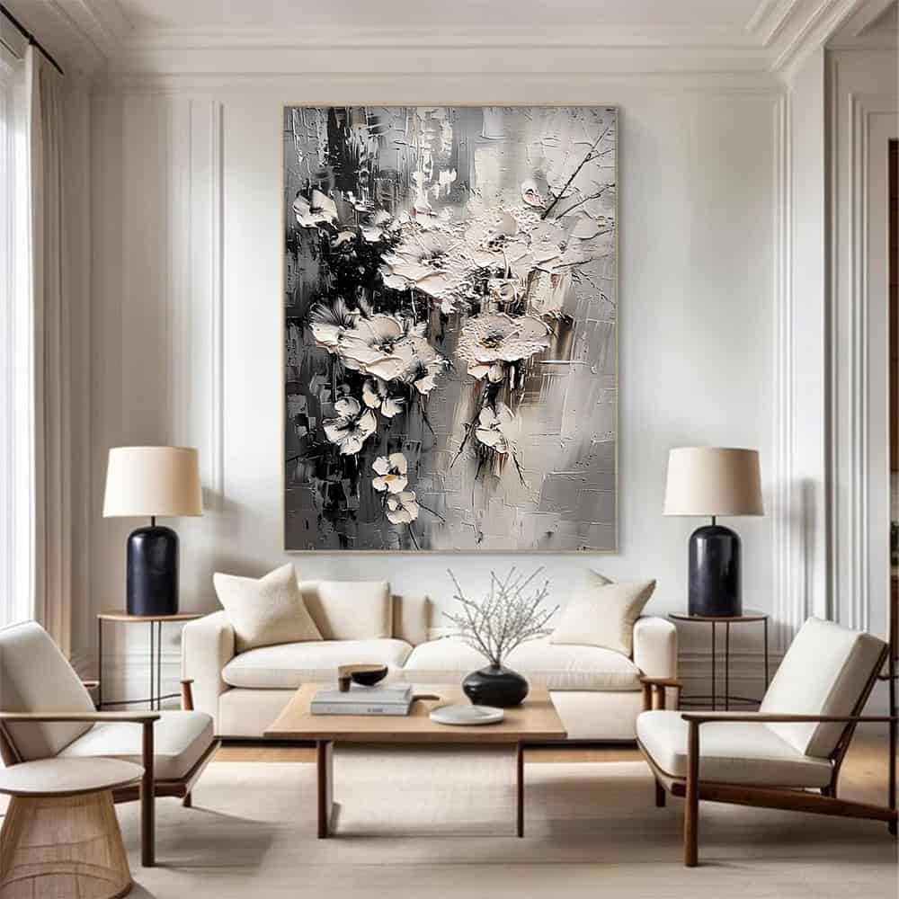WABI SABI WALL ART "WINTER'S BLOOM"