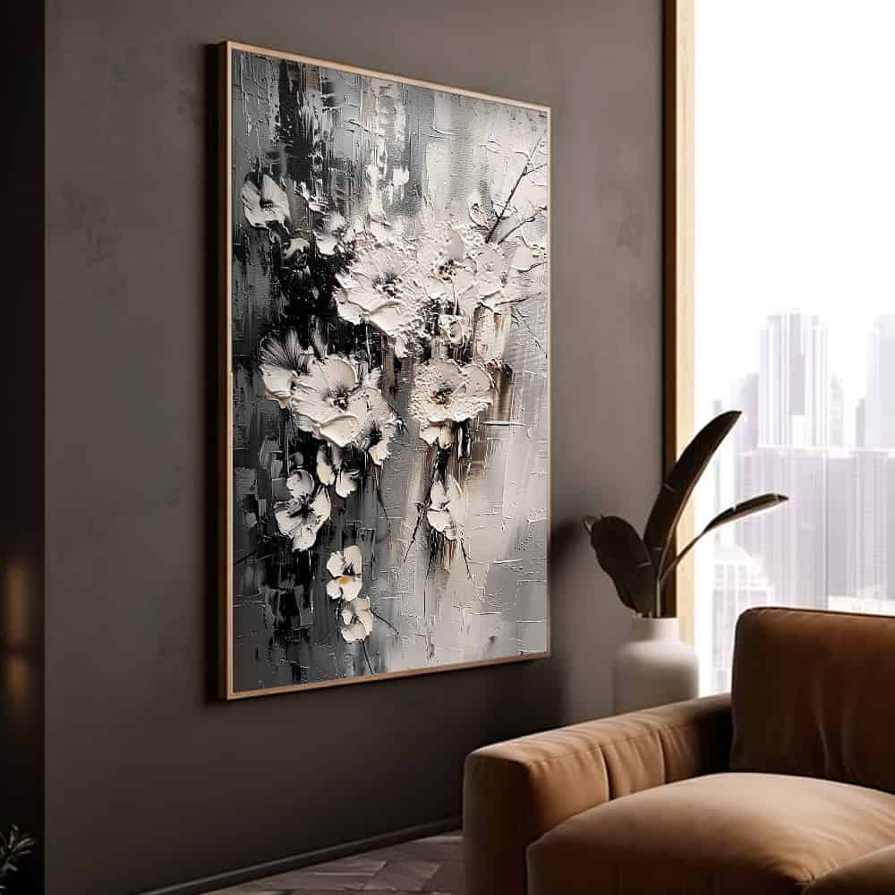 WABI SABI WALL ART "WINTER'S BLOOM"