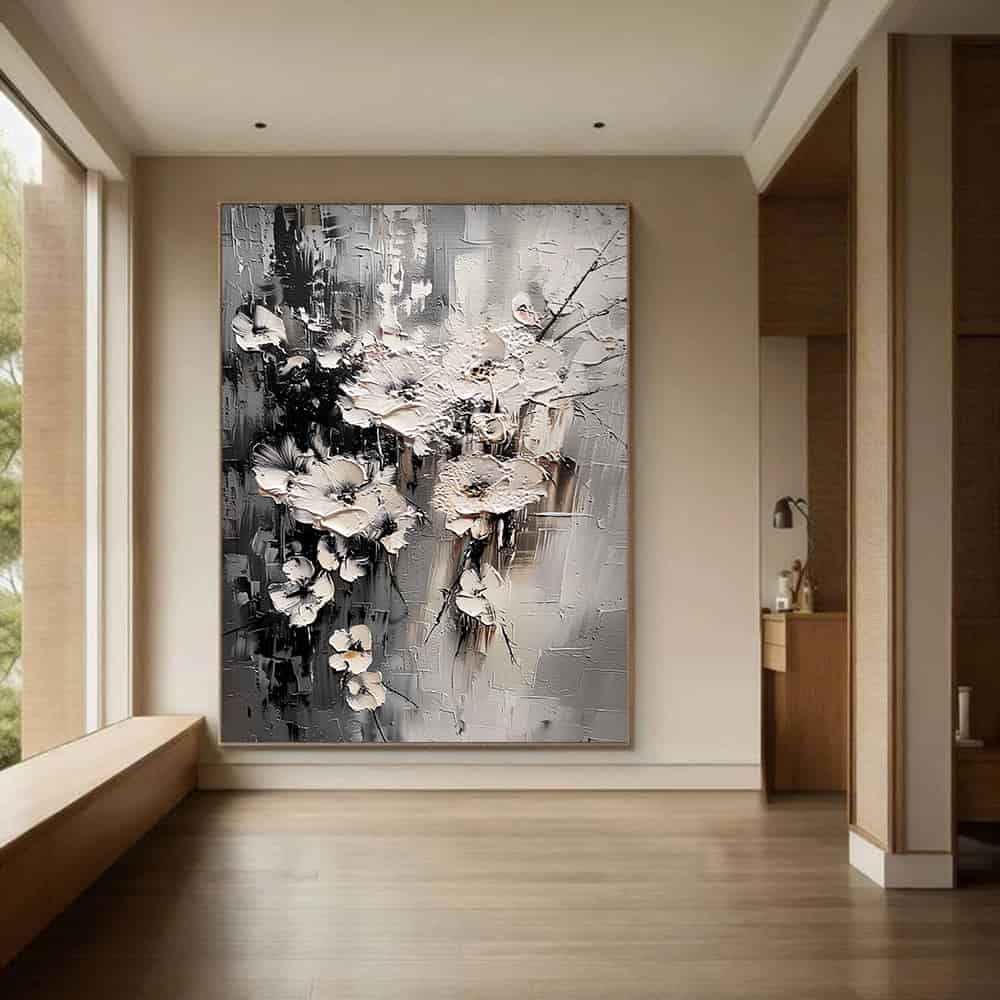 WABI SABI WALL ART "WINTER'S BLOOM"