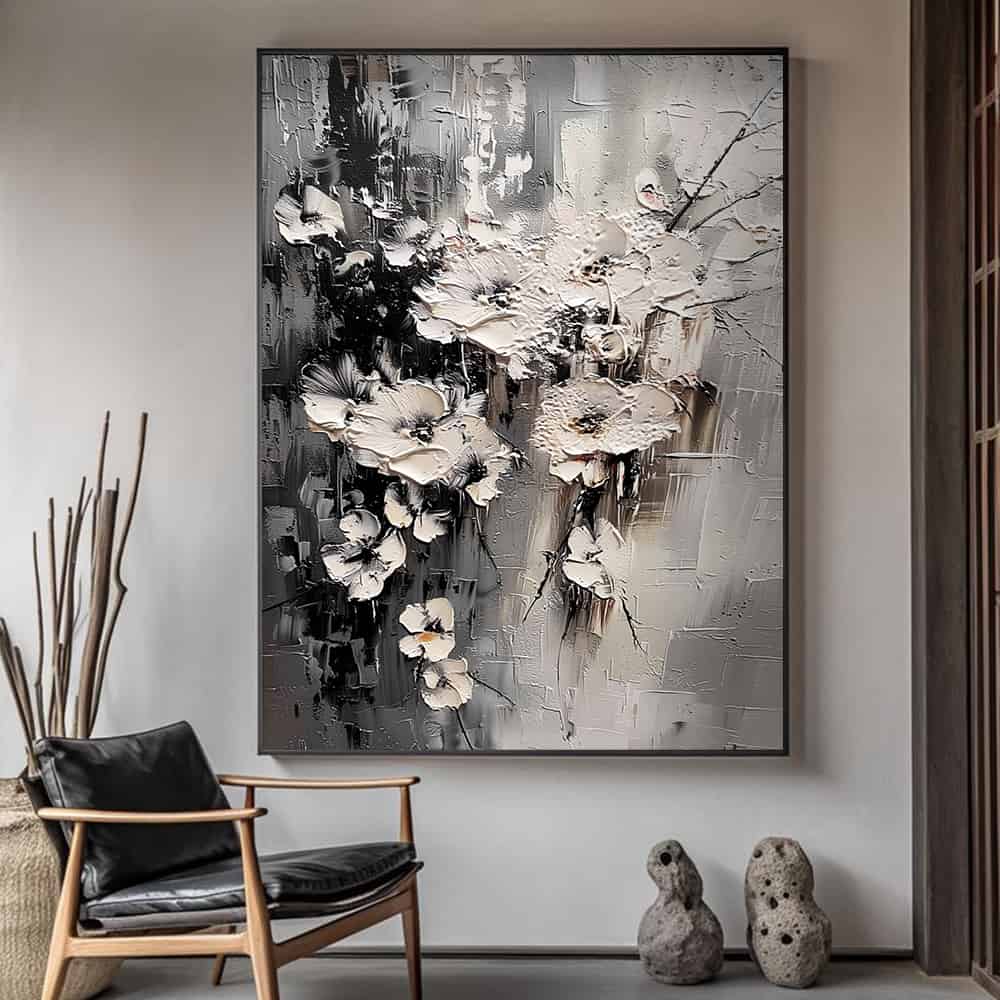 WABI SABI WALL ART "WINTER'S BLOOM"